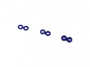 2 x 4 Alum. coller set (0.5/1.0/1.5mm) BLUE