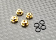 2mm Lock nuts (Gold colour) - 4pcs _AC011-G